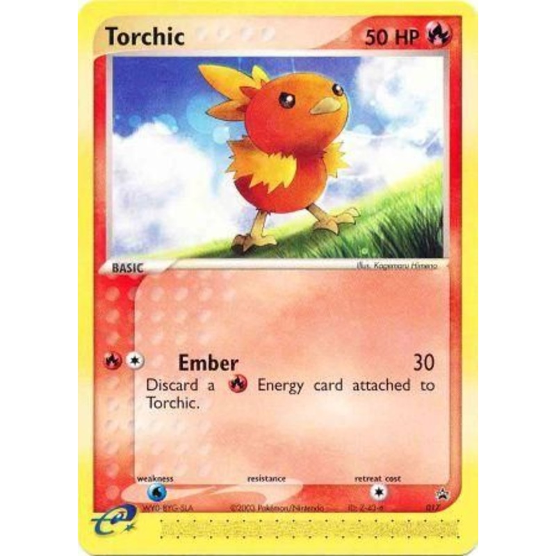 Torchic (017) (Non-Holo) [Nintendo: Black Star Promos]