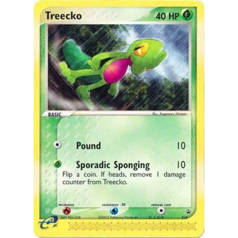 Treecko (016) (Non-Holo) [Nintendo: Black Star Promos]