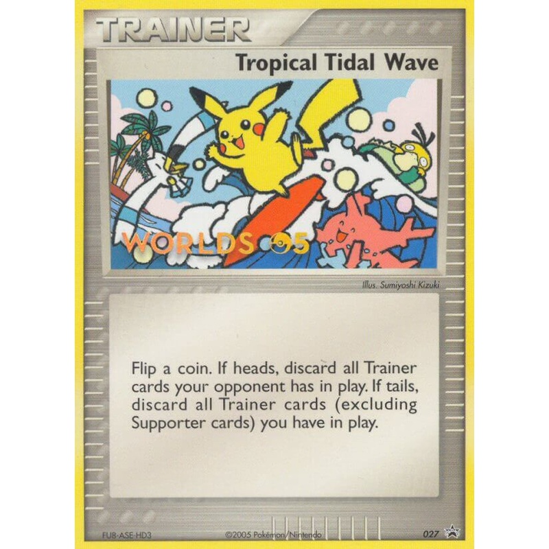 Tropical Tidal Wave (027) [Nintendo: Black Star Promos]