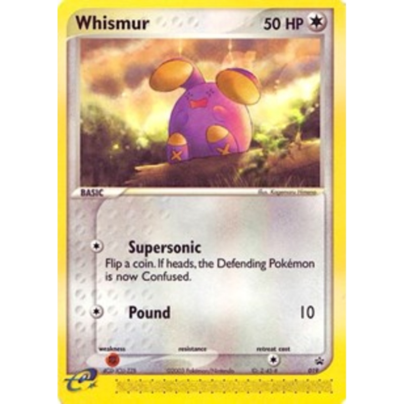 Whismur (019) (Cosmos Holo) [Nintendo: Black Star Promos]