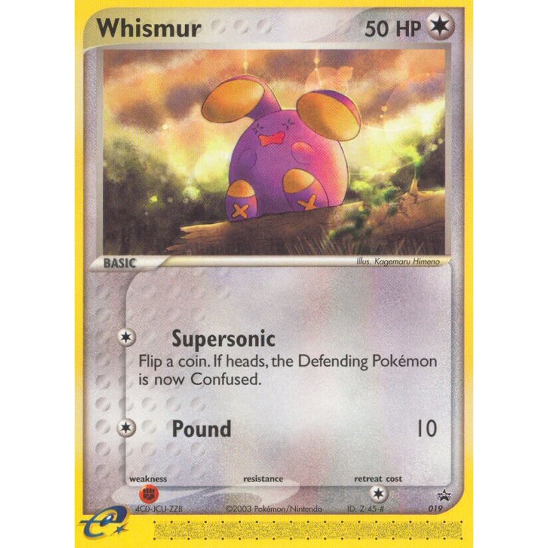 Whismur (019) [Nintendo: Black Star Promos]