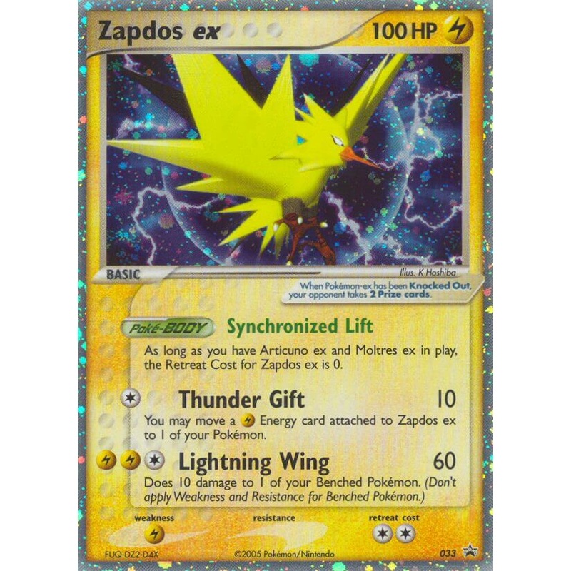 Zapdos ex (033) [Nintendo: Black Star Promos]