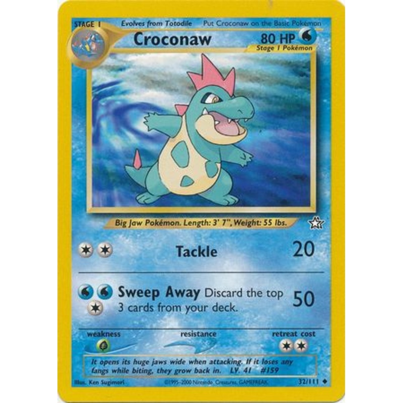 Croconaw (32/111) [Neo Genesis Unlimited]