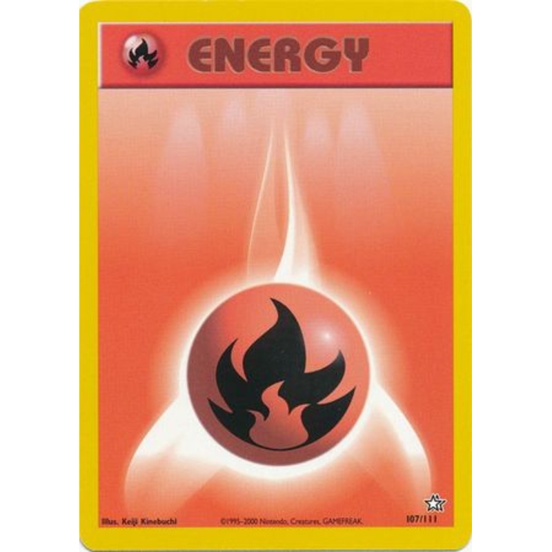 Fire Energy (107/111) [Neo Genesis Unlimited]