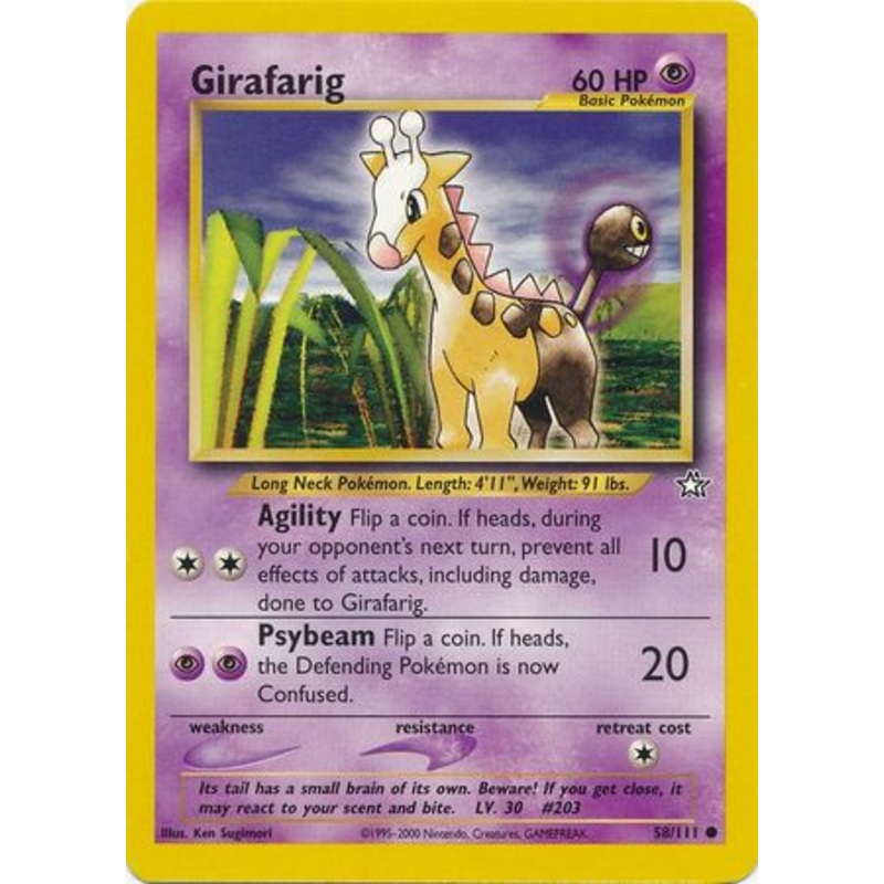Girafarig (58/111) [Neo Genesis Unlimited]