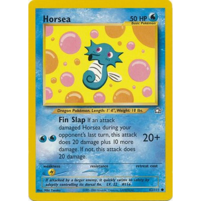 Horsea (62/111) [Neo Genesis Unlimited]