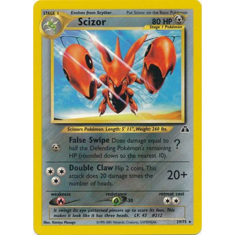 Scizor (29/75) [Neo Discovery Unlimited]