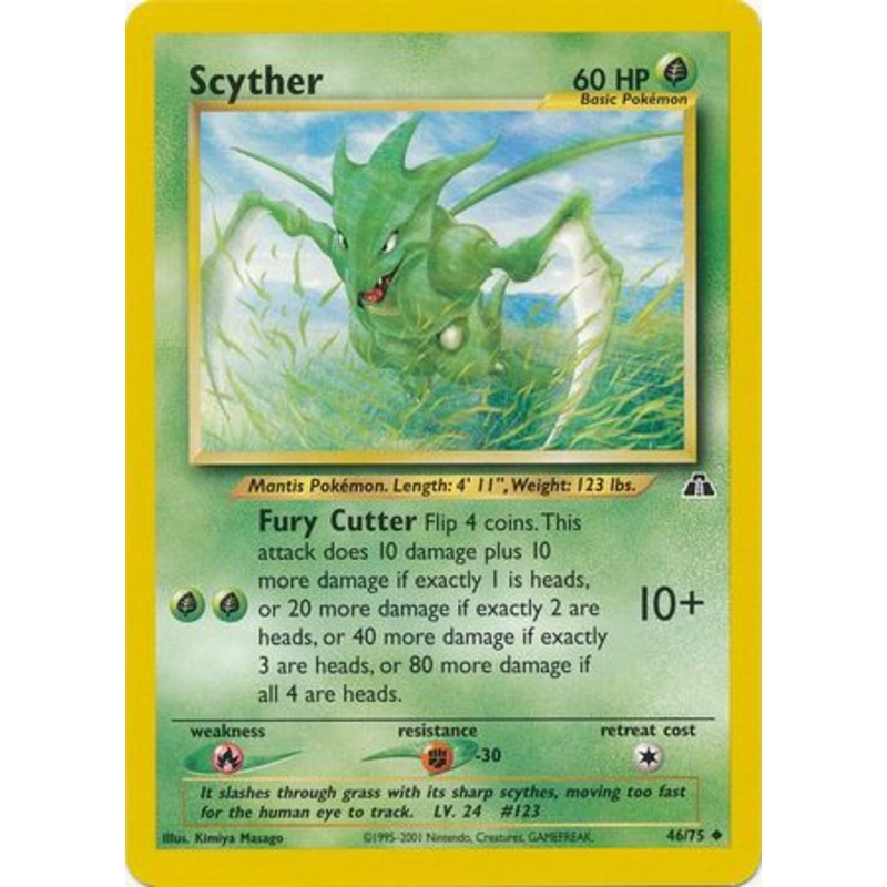 Scyther (46/75) [Neo Discovery Unlimited]