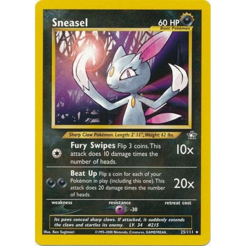 Sneasel (25/111) [Neo Genesis Unlimited]