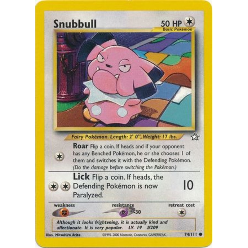 Snubbull (74/111) [Neo Genesis Unlimited]