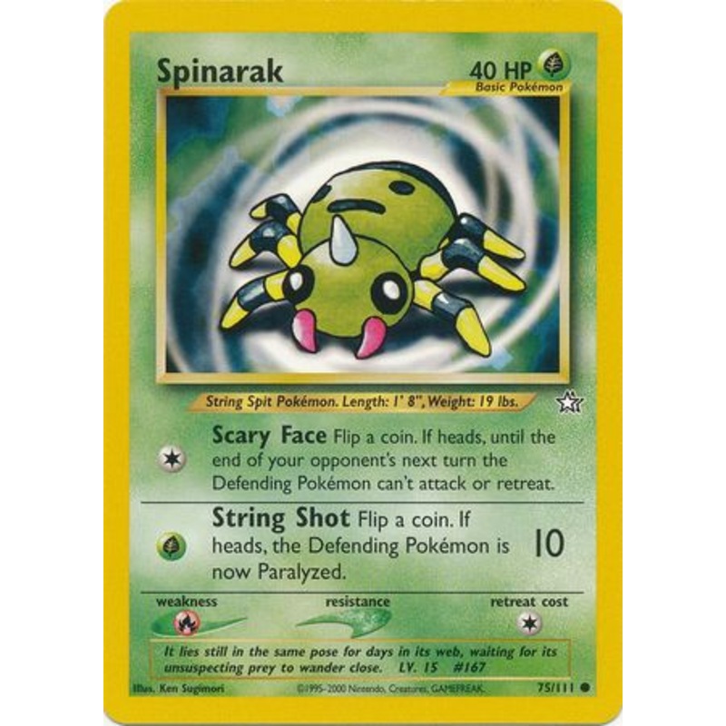 Spinarak (75/111) [Neo Genesis Unlimited]