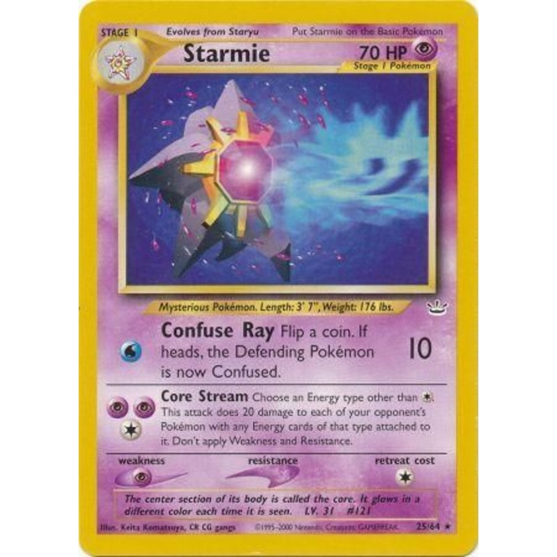 Starmie (25/64) [Neo Revelation Unlimited]