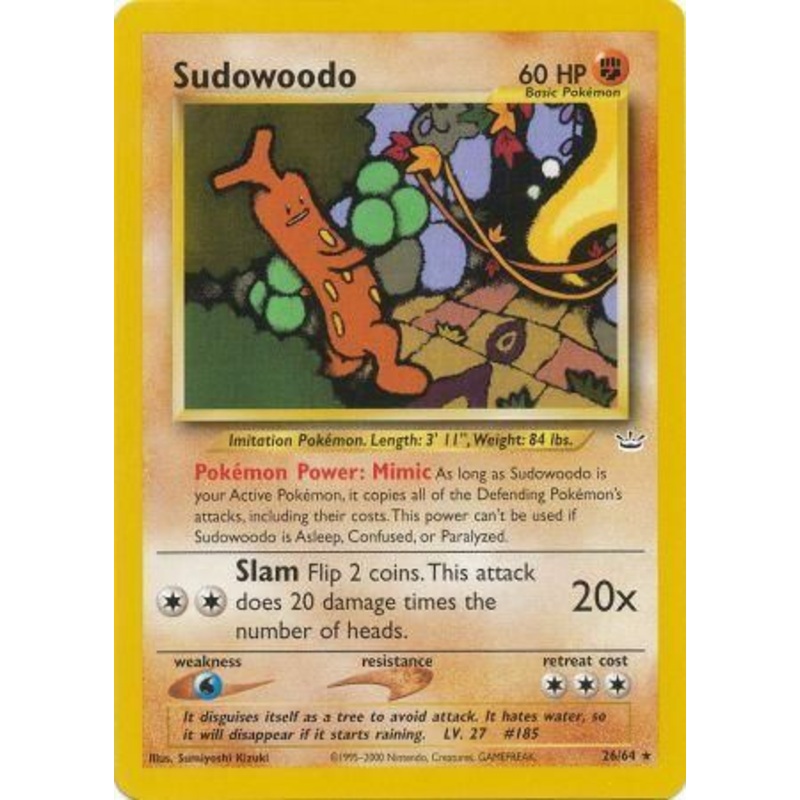 Sudowoodo (26/64) [Neo Revelation Unlimited]