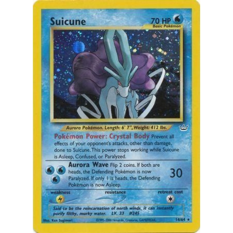 Suicune (14/64) [Neo Revelation Unlimited]