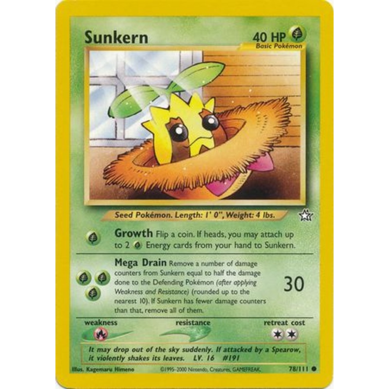 Sunkern (78/111) [Neo Genesis Unlimited]