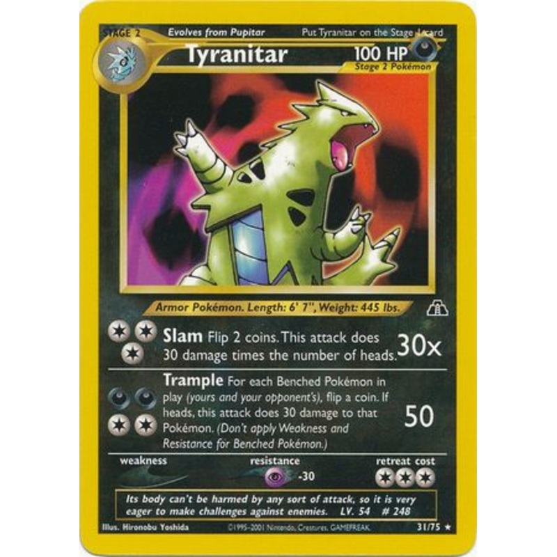 Tyranitar (31/75) [Neo Discovery Unlimited]