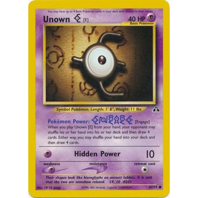 Unown [E] (67/75) [Neo Discovery Unlimited]