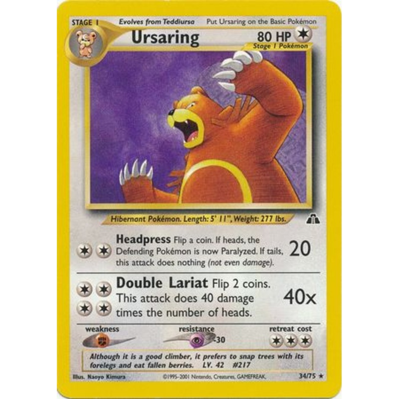 Ursaring (34/75) [Neo Discovery Unlimited]
