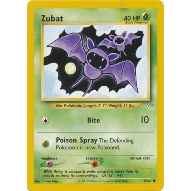 Zubat (59/64) [Neo Revelation Unlimited]