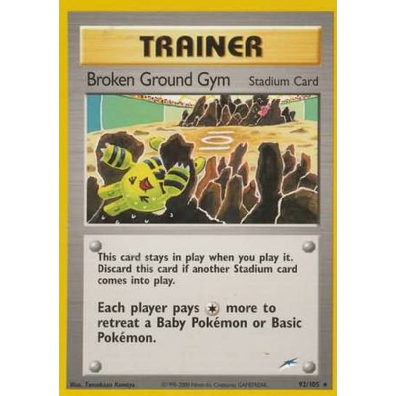 Broken Ground Gym (92/105) [Neo Destiny Unlimited]