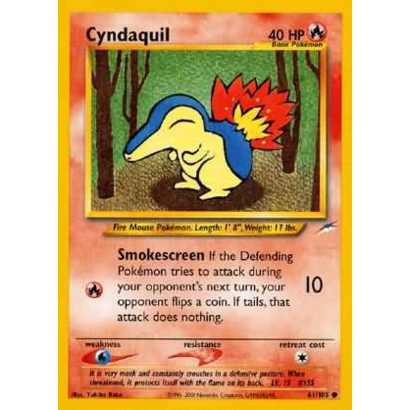 Cyndaquil (61/105) [Neo Destiny Unlimited]