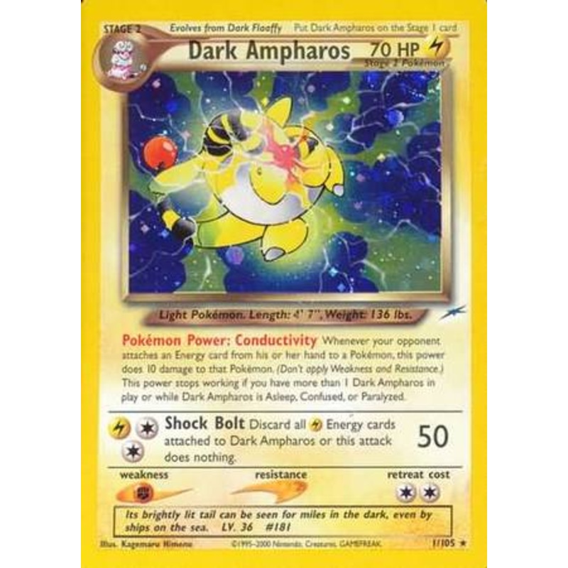 Dark Ampharos (1/105) [Neo Destiny Unlimited]
