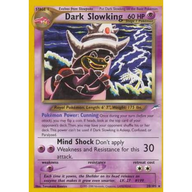 Dark Slowking (20/105) [Neo Destiny Unlimited]