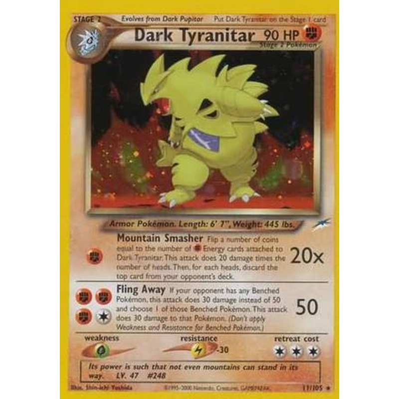 Dark Tyranitar (11/105) [Neo Destiny Unlimited]