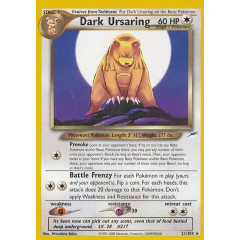Dark Ursaring (21/105) [Neo Destiny Unlimited]