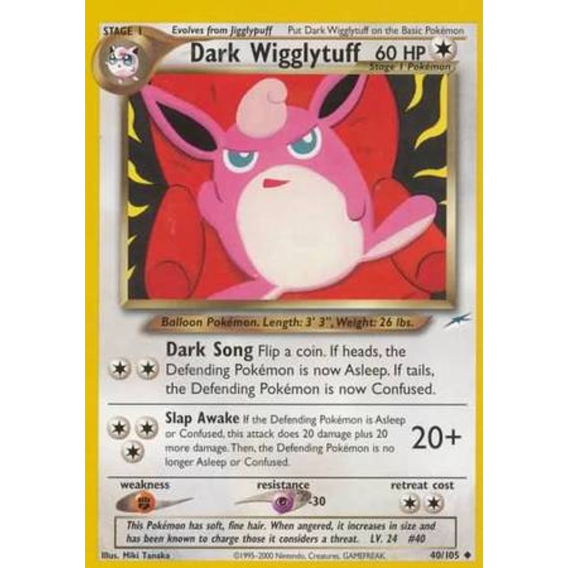 Dark Wigglytuff (40/105) [Neo Destiny Unlimited]