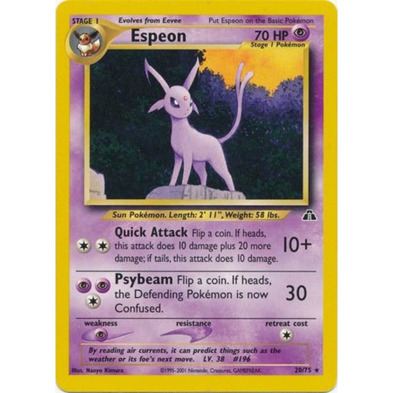 Espeon (20/75) [Neo Discovery Unlimited]