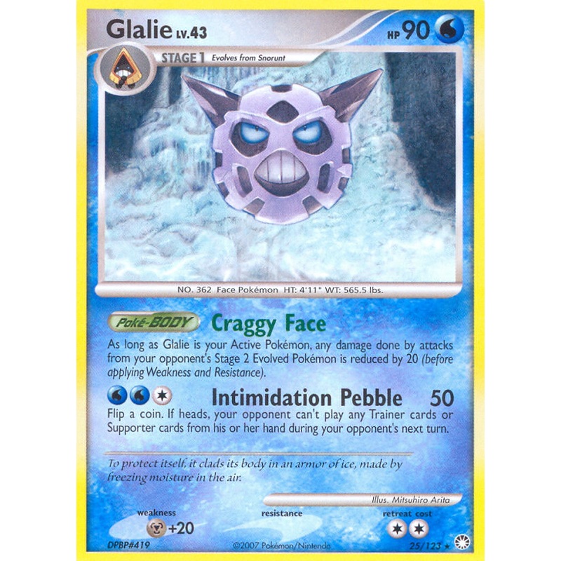 Glalie (25/123) [Diamond & Pearl: Mysterious Treasures]