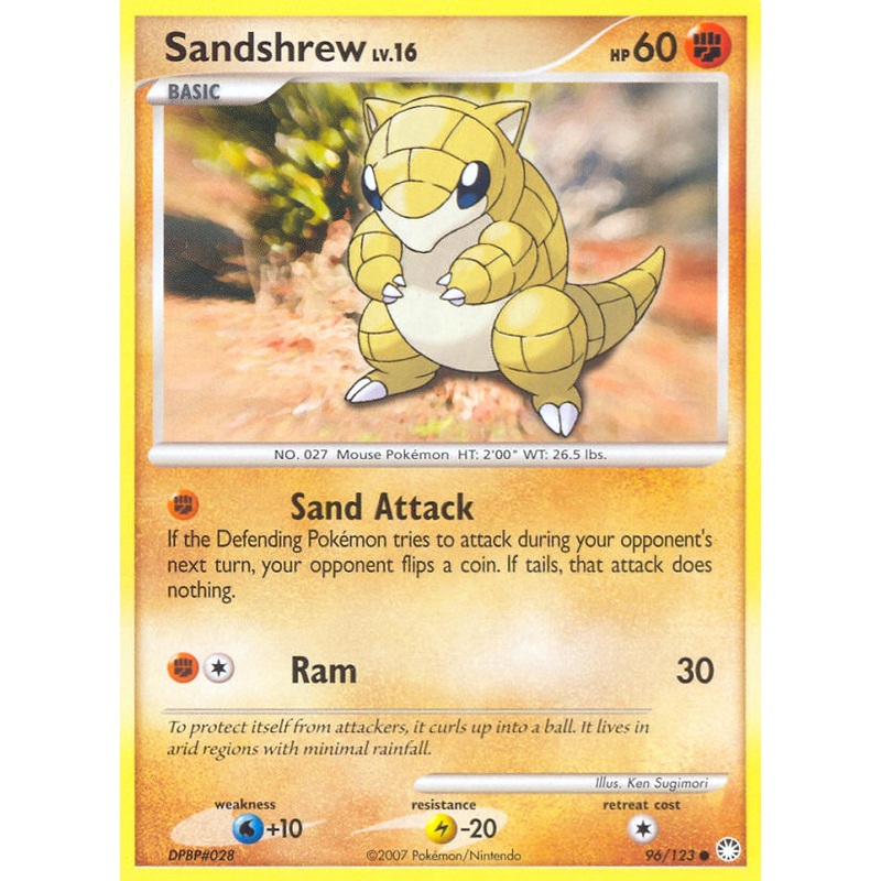 Sandshrew (96/123) [Diamond & Pearl: Mysterious Treasures]