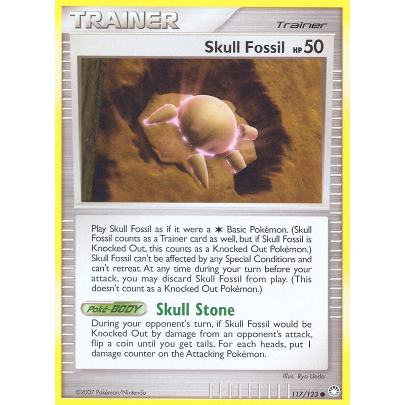 Skull Fossil (117/123) [Diamond & Pearl: Mysterious Treasures]