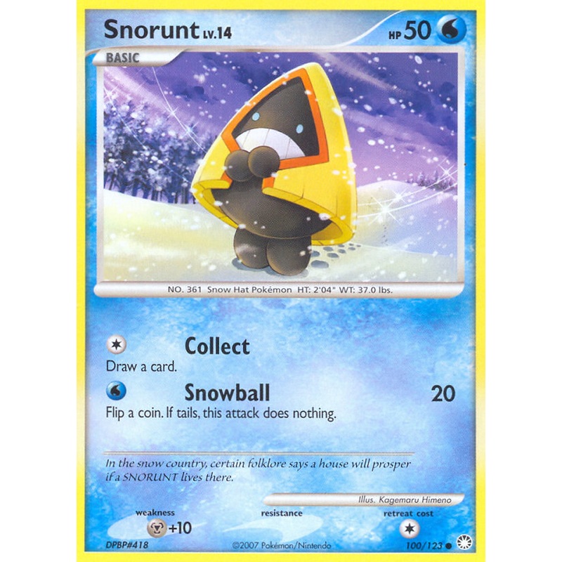 Snorunt (100/123) [Diamond & Pearl: Mysterious Treasures]