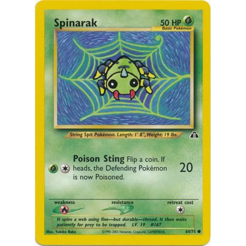 Spinarak (64/75) [Neo Discovery Unlimited]