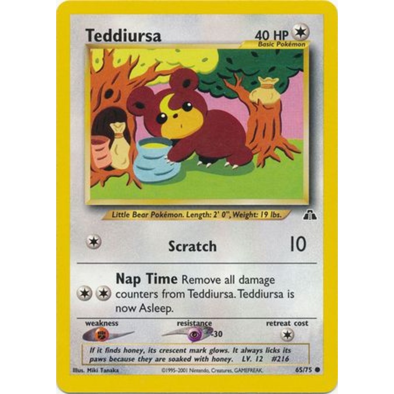 Teddiursa (65/75) [Neo Discovery Unlimited]