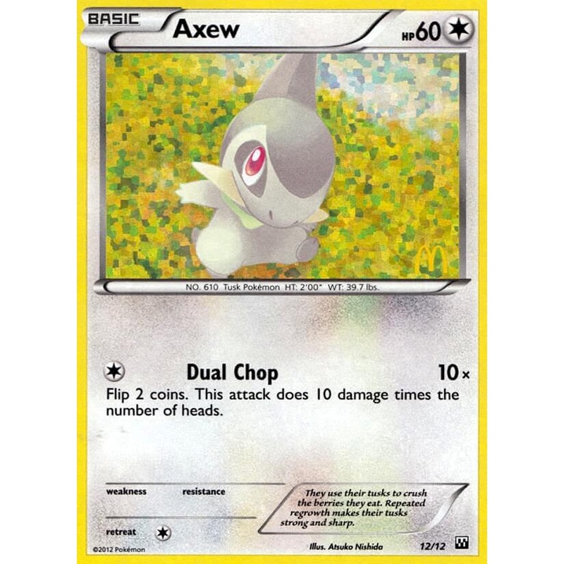 Axew (12/12) [McDonald's Promos: 2012 Collection]