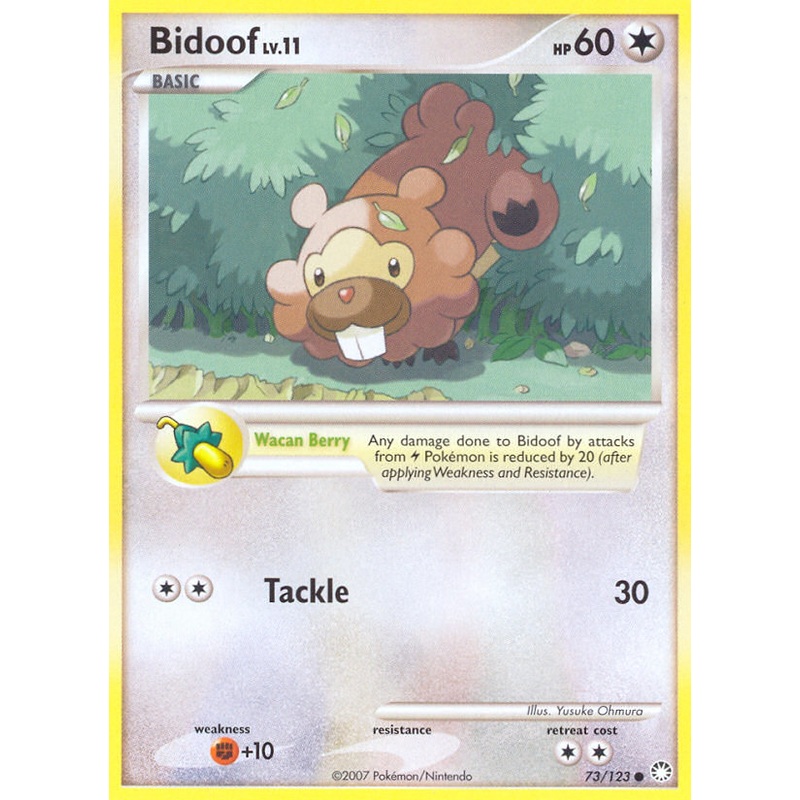 Bidoof (73/123) [Diamond & Pearl: Mysterious Treasures]