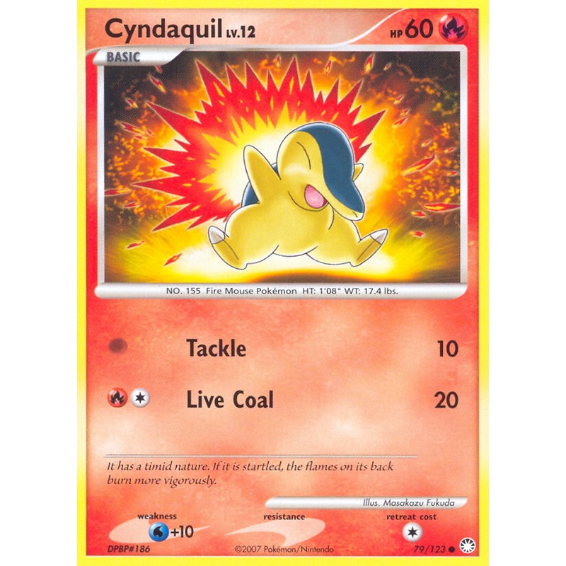 Cyndaquil (79/123) [Diamond & Pearl: Mysterious Treasures]