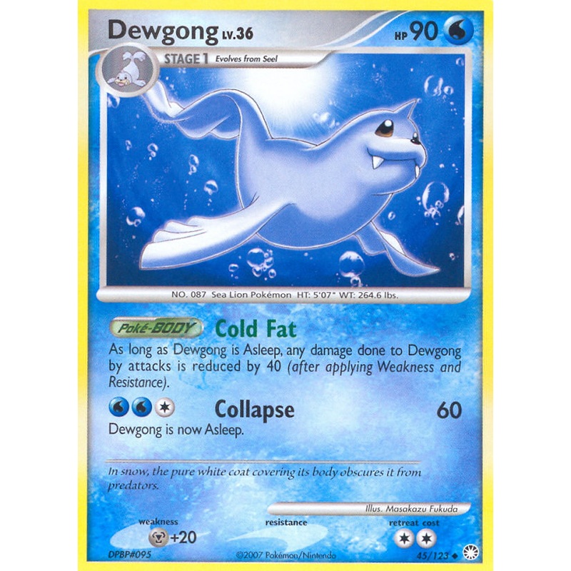 Dewgong (45/123) [Diamond & Pearl: Mysterious Treasures]
