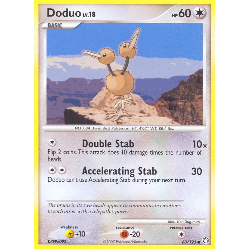 Doduo (80/123) [Diamond & Pearl: Mysterious Treasures]