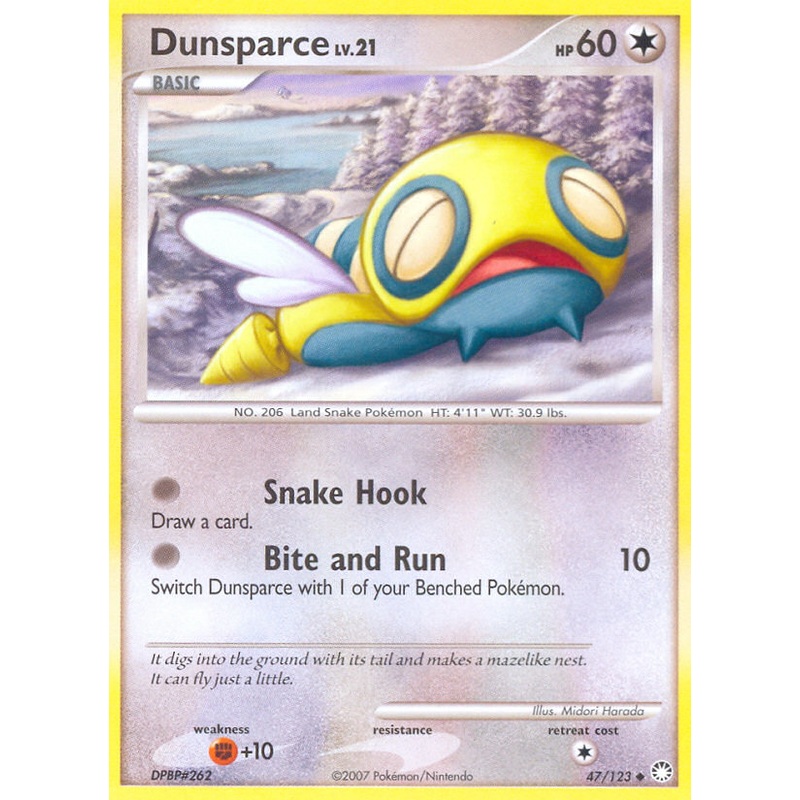 Dunsparce (47/123) [Diamond & Pearl: Mysterious Treasures]