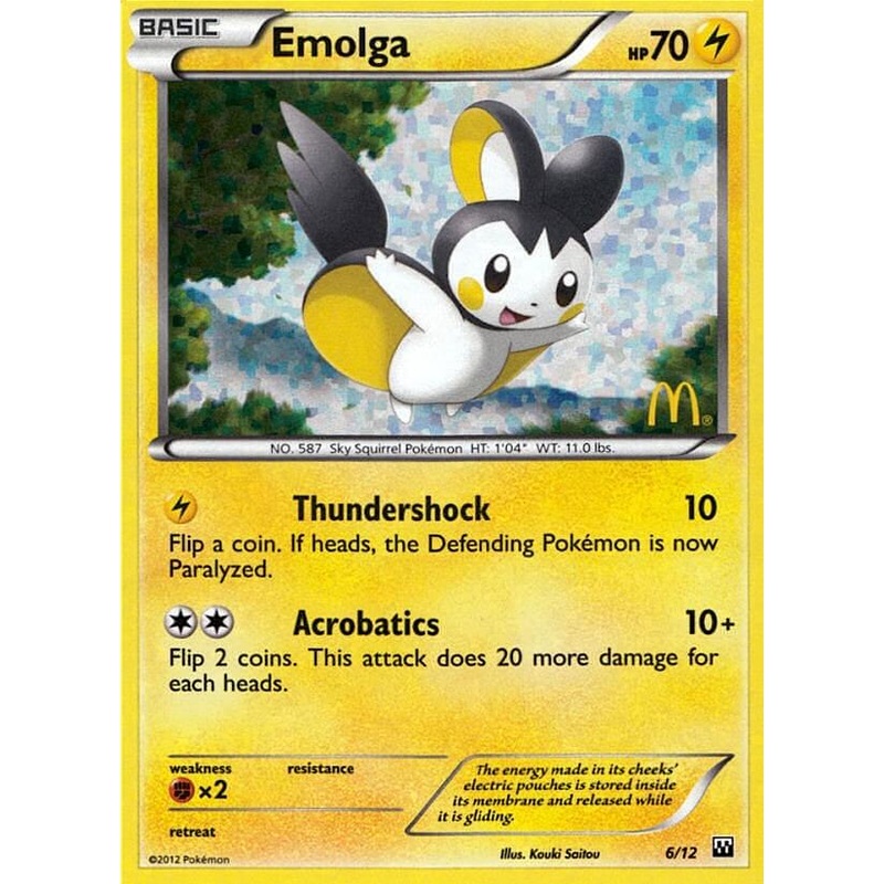 Emolga (6/12) [McDonald's Promos: 2012 Collection]