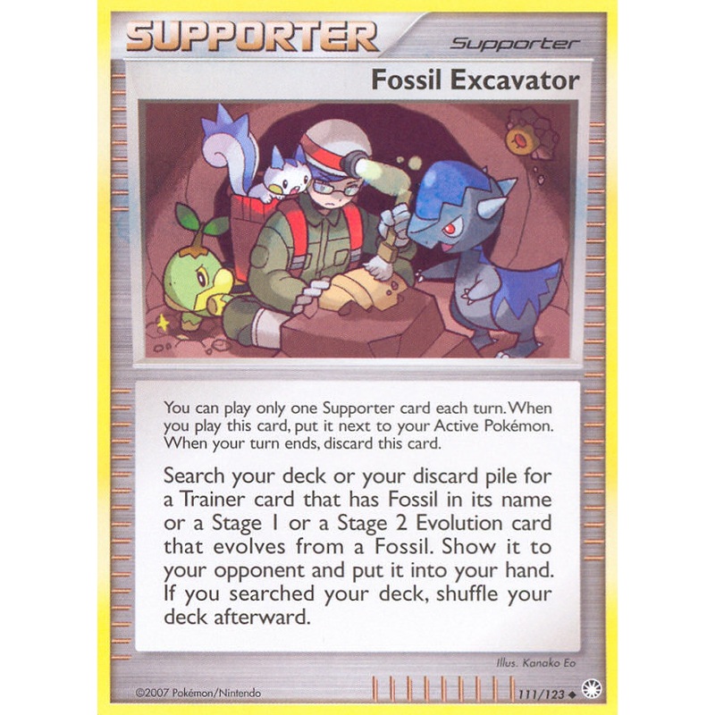 Fossil Excavator (111/123) [Diamond & Pearl: Mysterious Treasures]