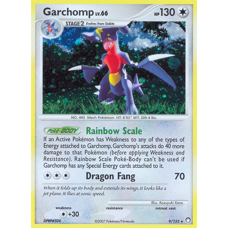 Garchomp (9/123) [Diamond & Pearl: Mysterious Treasures]