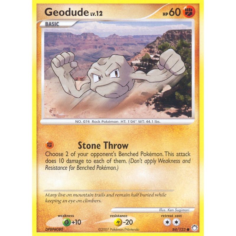 Geodude (84/123) [Diamond & Pearl: Mysterious Treasures]
