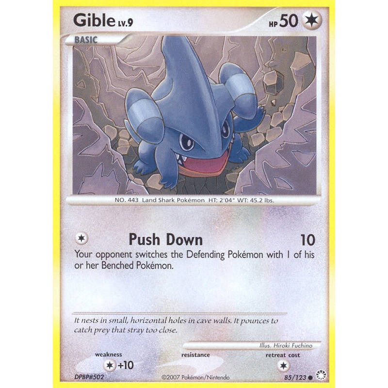 Gible (85/123) [Diamond & Pearl: Mysterious Treasures]