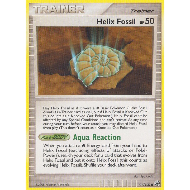 Helix Fossil (91/100) [Diamond & Pearl: Majestic Dawn]
