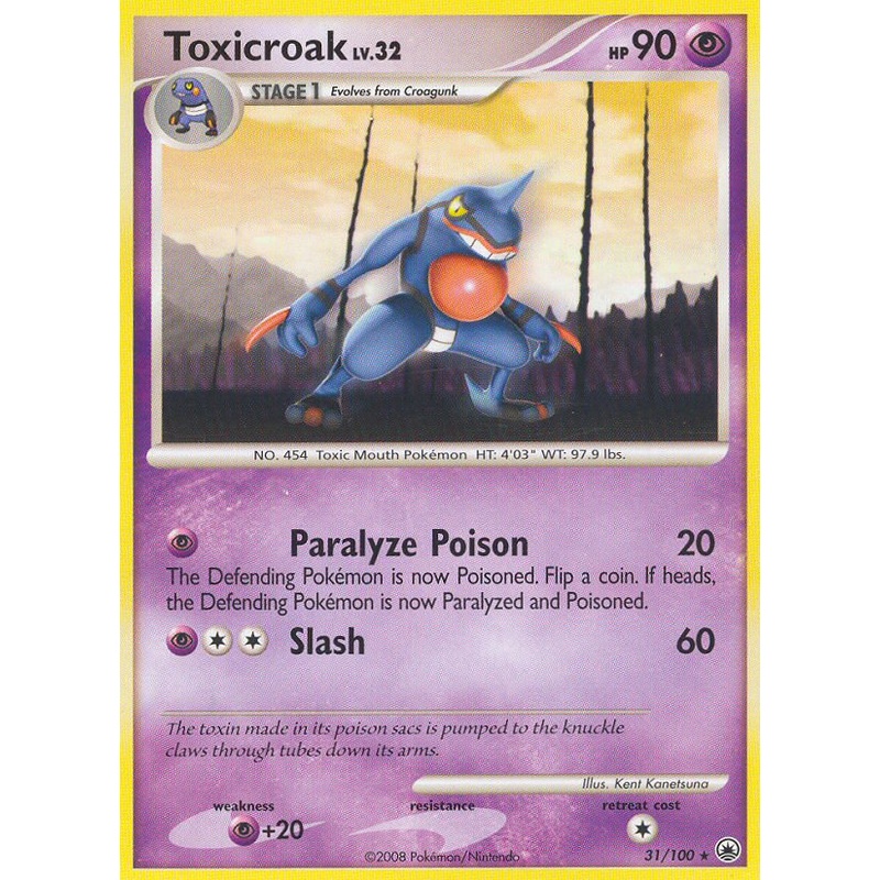Toxicroak (31/100) [Diamond & Pearl: Majestic Dawn]